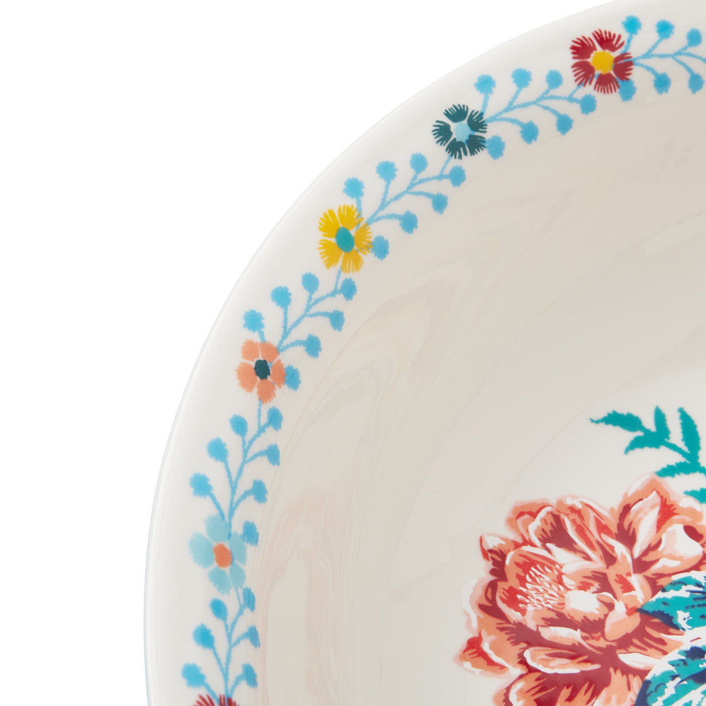 Keepsake Floral Stoneware Serve Bowl