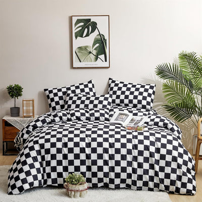 Queen Comforter Set Fluffy Bedding Comforter Sets  with 2 X Pillow Cases