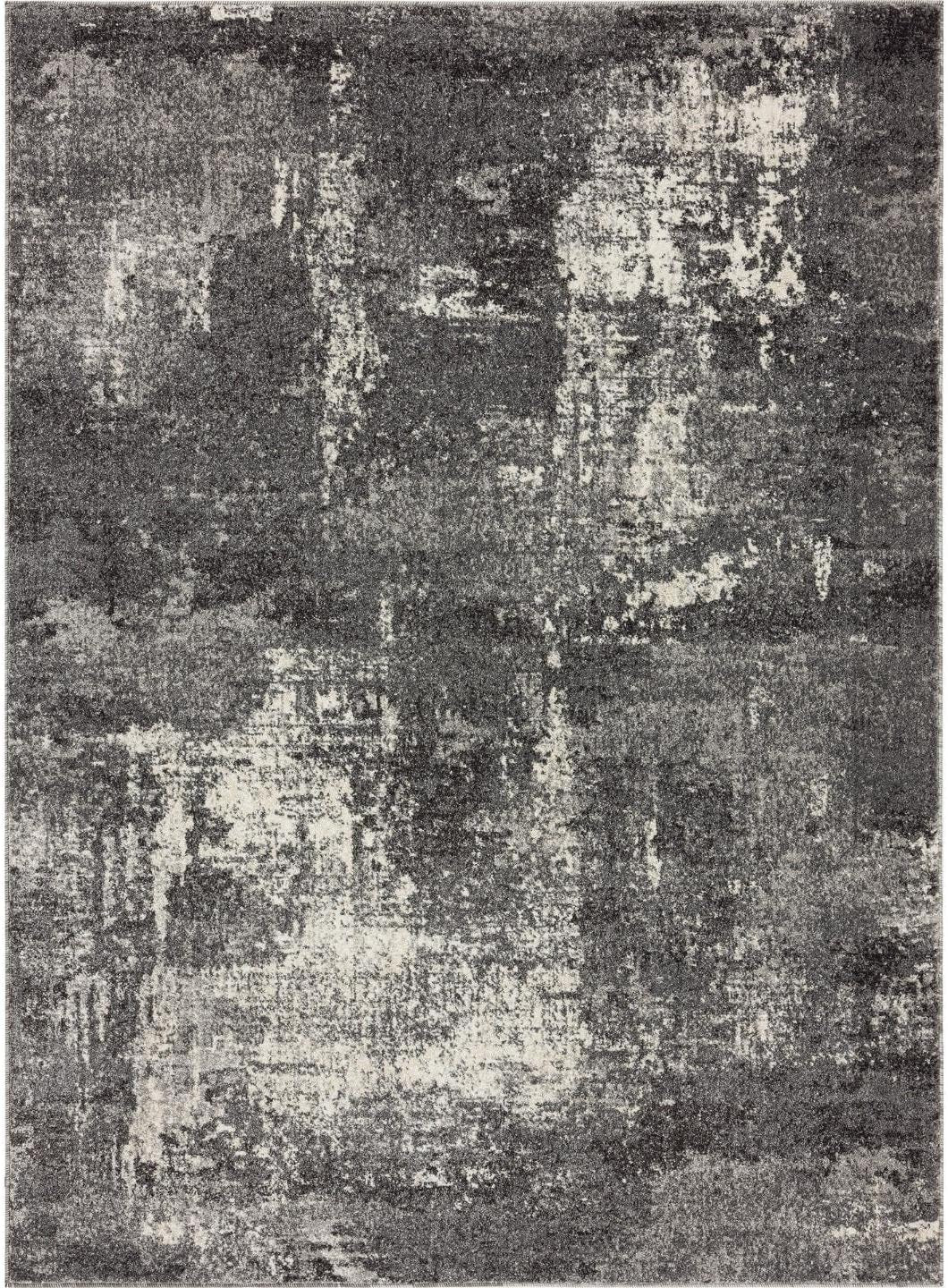 LUXE WEAVERS Modern Abstract Gray 5X7 Area Rug