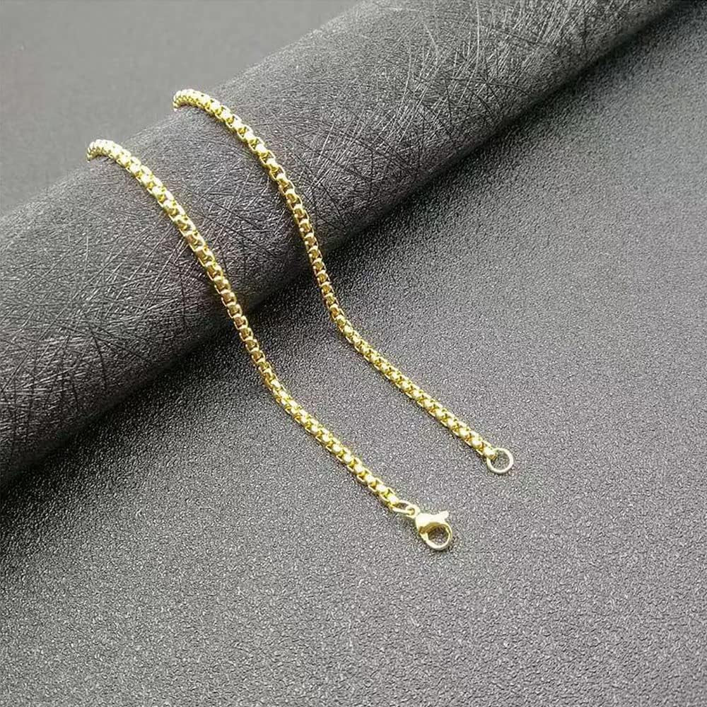 Gold Plated Virgin Mary Necklace Gold Chain Pendant Necklace for Men Women Virgen De Guadalupe Necklace,24In