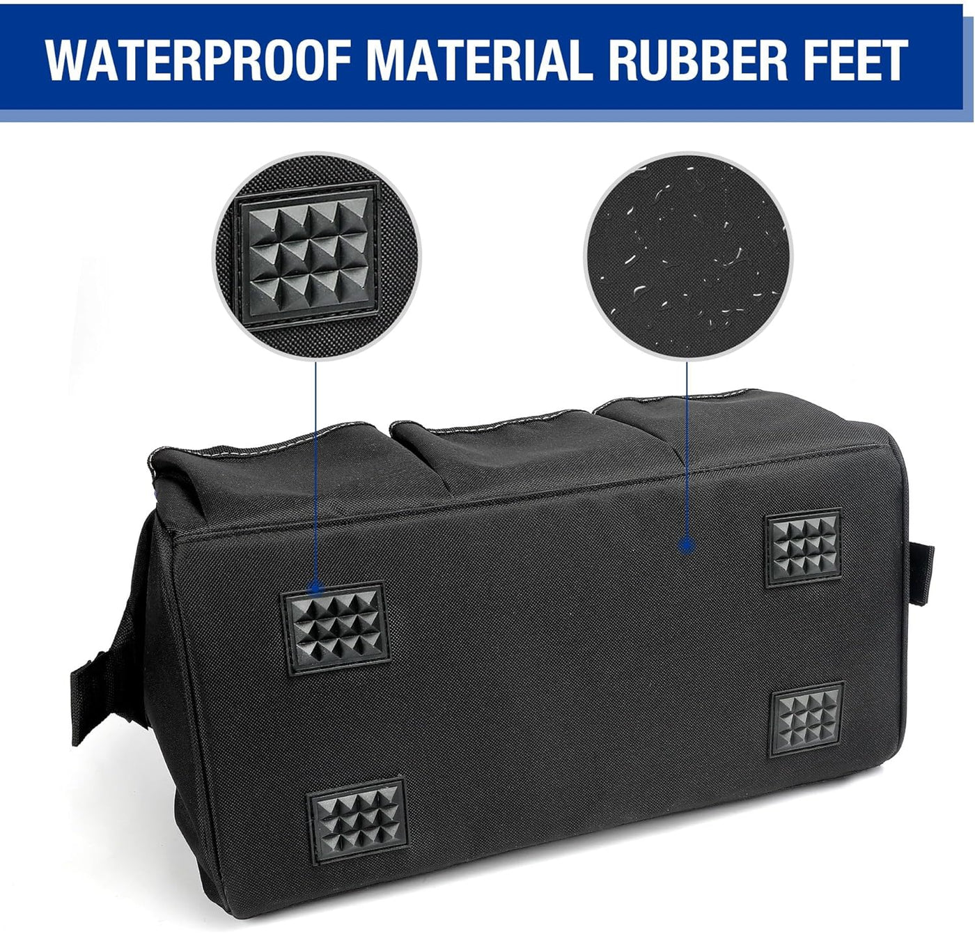 WORKPRO 18-Inch Close Top Wide Mouth Storage Tool Bag with Adjustable Shoulder Strap, Sturdy Bottom