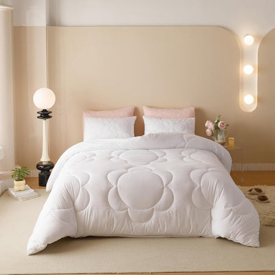 Queen Comforter Set Fluffy Bedding Comforter Sets  with 2 X Pillow Cases
