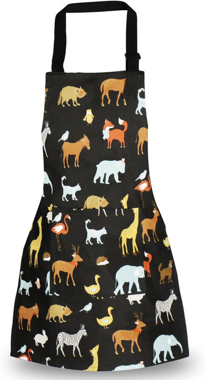 Jennice House Kids Aprons, Cotton Children Aprons with Adjustable Neck Strap Child Chef Aprons