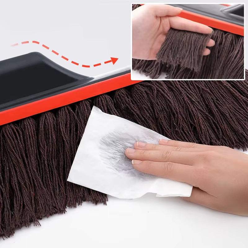 AutoGlow™ Extendable Car Duster – Soft Bristle Non-Scratch Dust Remover for Car & Home Cleaning
