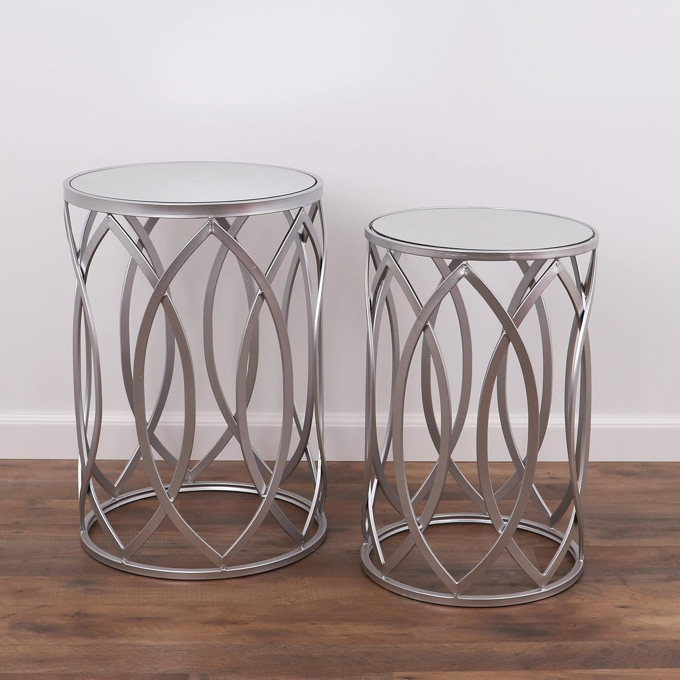 End Table Set  Nesting round Accent Tables
