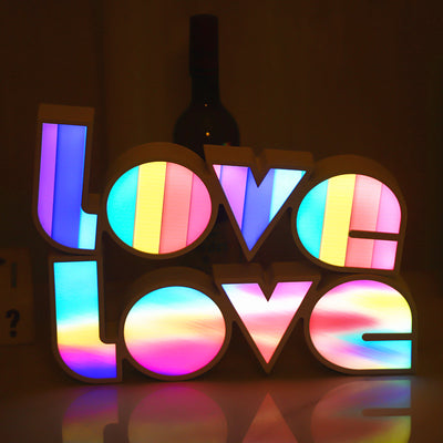 LED LOVE Light for Dorm Room, Girlfriend,  Birthday Wedding Party  Decor