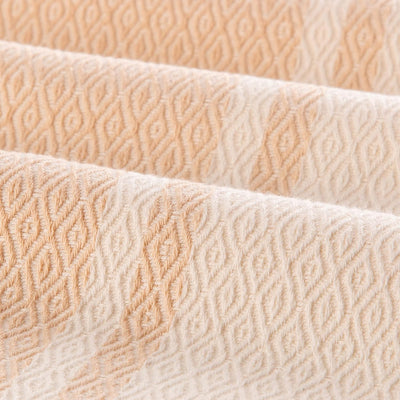 Rumi & Shams Turkish Farmhouse Boho Hand Towels | 2 Pcs Beige (Sand) | 16 X 32 Inches | 100% Cotton