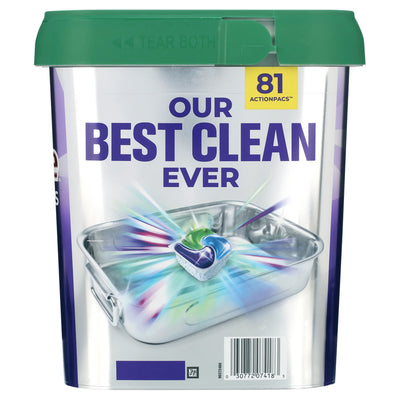 Platinum plus Actionpacs Dishwasher Detergent Pods Fresh Scent (81 Ct)