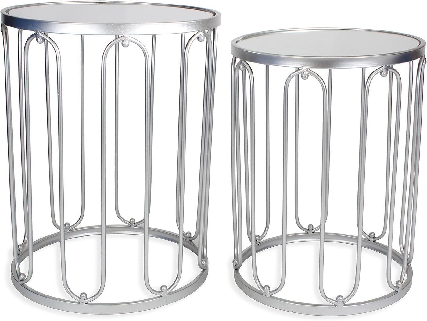 End Table Set  Nesting round Accent Tables