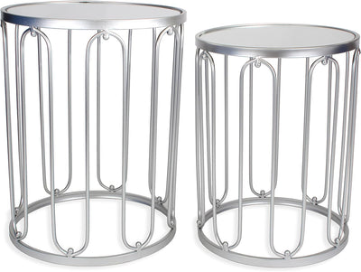 End Table Set  Nesting round Accent Tables