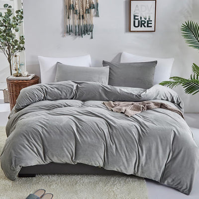 Queen Comforter Set Fluffy Bedding Comforter Sets  with 2 X Pillow Cases