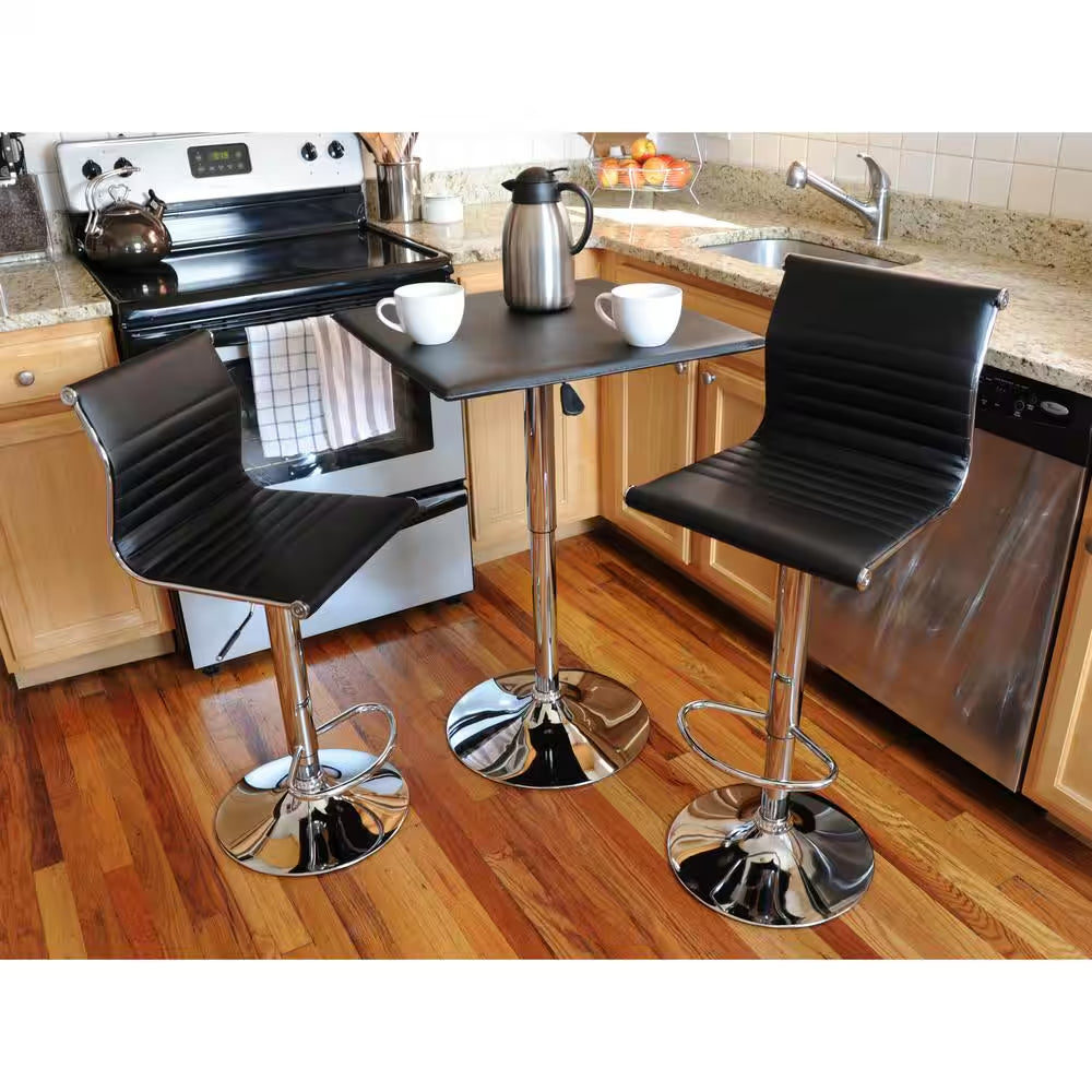 Bar Table Set with Adjustable Height