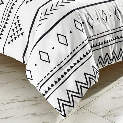Queen Size Aztec Comforter Sets - Luxury  Microfiber Bedding (6 Piece Set)