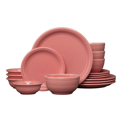 Coupe Bistro 16Pc Ceramic Dinnerware Set Peony