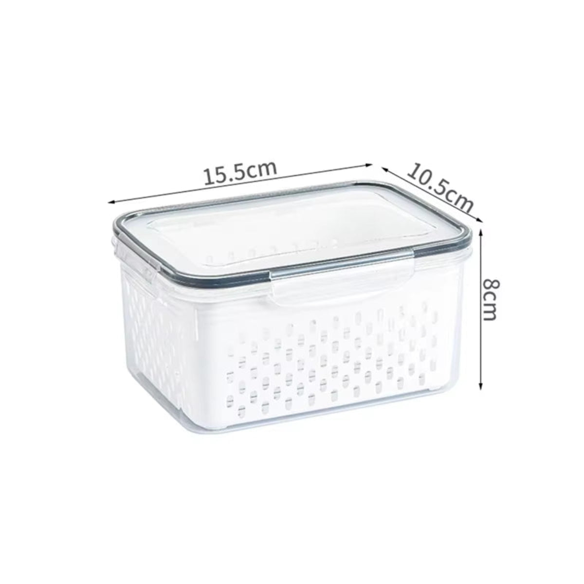 3-Pack Fridge Storage Containers – Keep Your Produce Crisp, Clean, and Organized