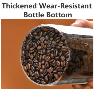 SealNest™ Glass Storage Jar with Wooden Lid