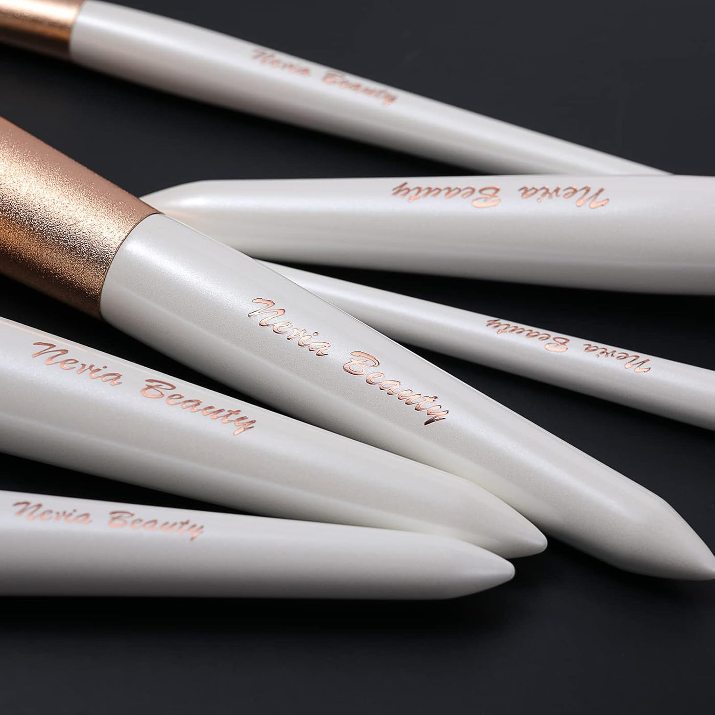 12 Pc Makeup Brushes Set, EVRCHGIEA 12Pcs Premium Eye Shadow, Eyebrows, Eyeliner, Concealer, Lip Liner, etc ,Cruelty-Free Synthetic Fiber Bristles