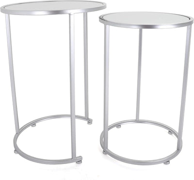 End Table Set  Nesting round Accent Tables