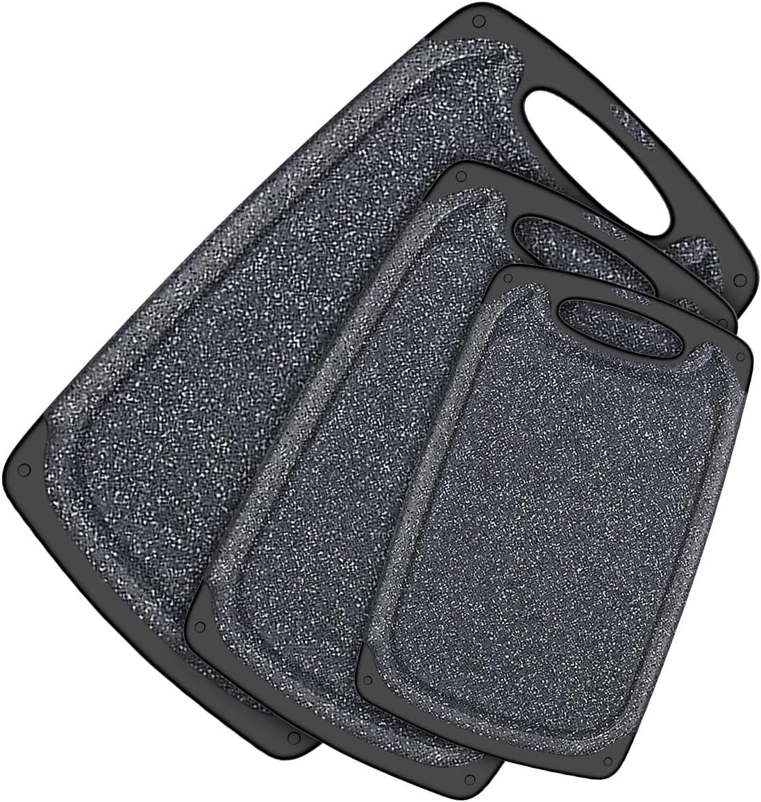 (Set of 3) KIMIUP Kitchen Cutting Board ,Professional Chopping Boards Sets,(Dishwasher Safe Cutting Boards No BPA)