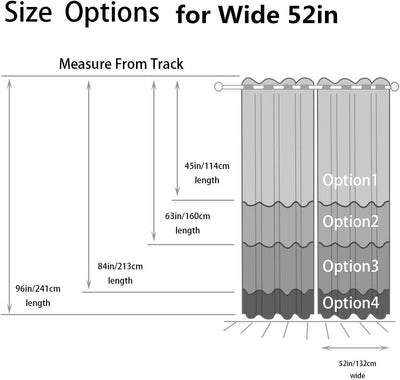 HOMEIDEAS 2 Panels Silver Grey Faux Silk Blackout Curtains, 52 X 96 Inch Room Darkening Satin Thermal Insulated Window Drapes