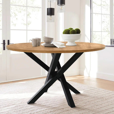Pinkard 47'' Iron Pedestal Dining Table
