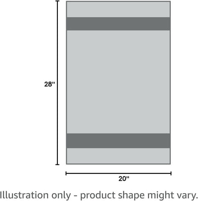 ACCENTHOME Lemon Yellow Printed Cotton Kitchen Towel Set - Absorbent Multi Purpose Kitchen Linen - 4 Drying Dish Hand Towels 20X28