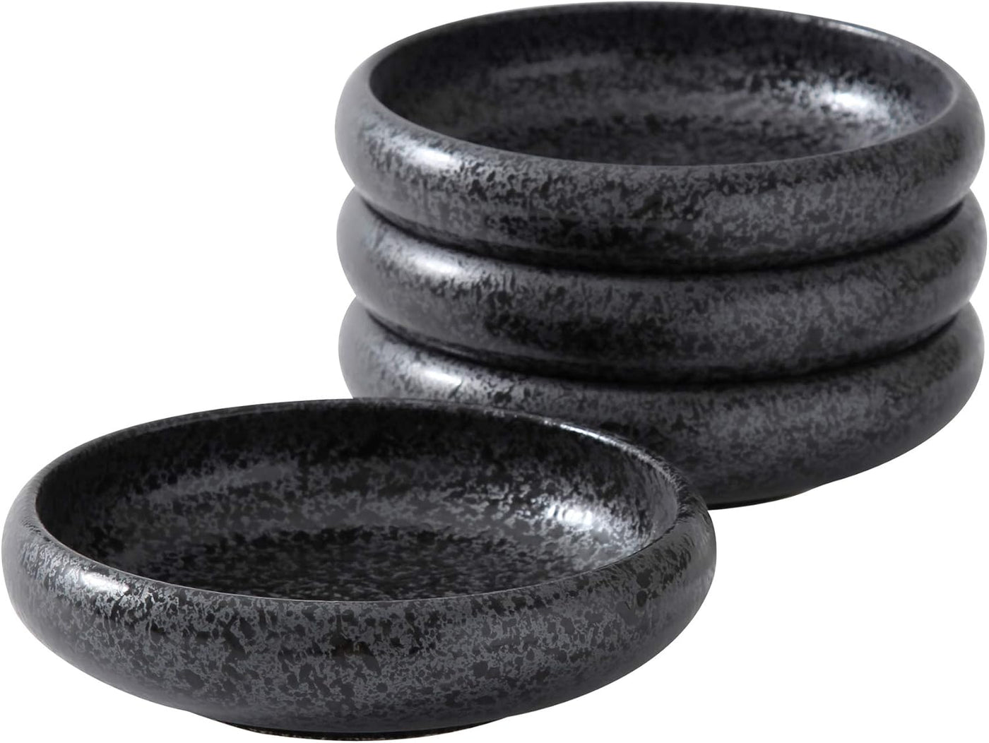 Set of 4 Serving Dishes,Salad Bowl Set,Dessert Plate,Appetizer Plate ,5.5 In