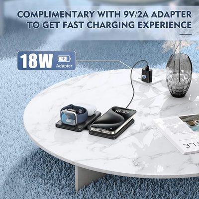 3 in 1 Foldable Charging Station 