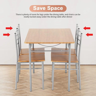 Dining Table Set Kitchen Table and Chairs for 4 Kitchen Table Dining Room Table
