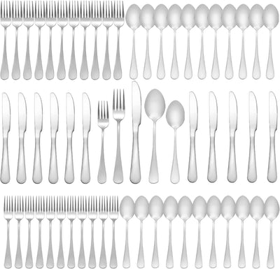 Silverware Set 20 Piece Stainless Steel Flatware Dishwasher Safe 