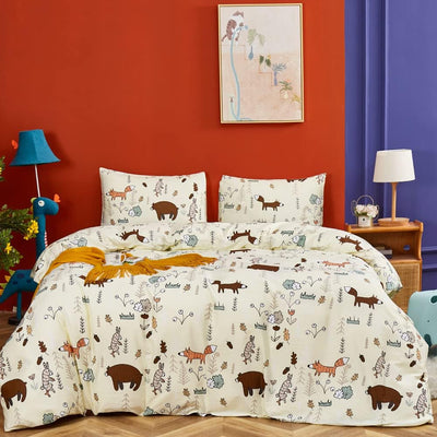Queen Comforter Set Fluffy Bedding Comforter Sets  with 2 X Pillow Cases