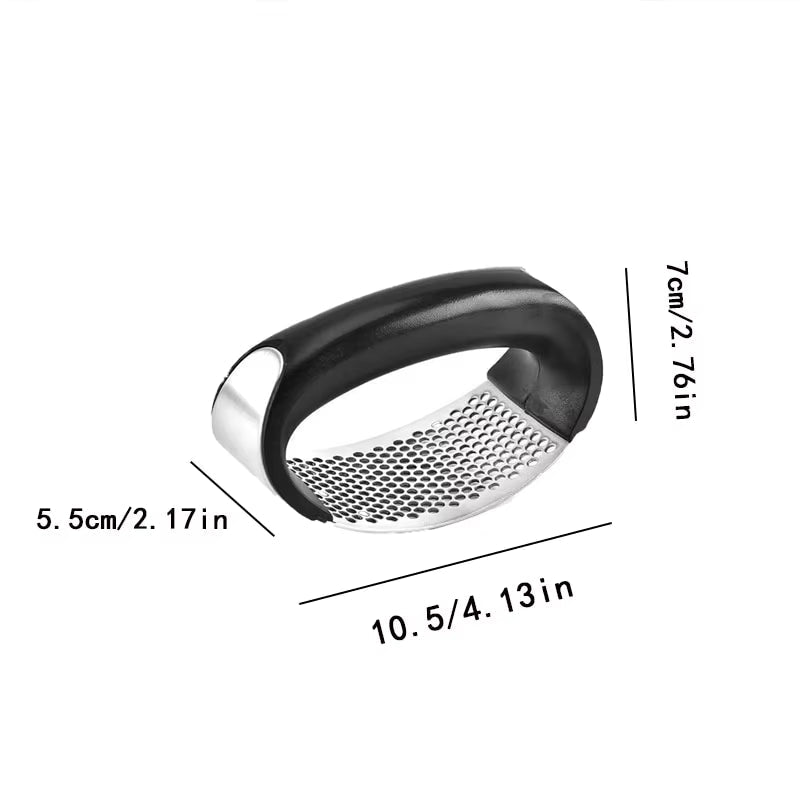 GarlicMaster™ Stainless Steel Garlic Press & Peeler