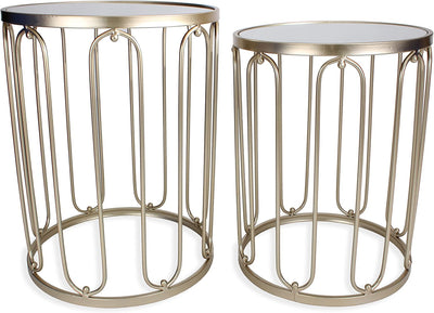 End Table Set  Nesting round Accent Tables
