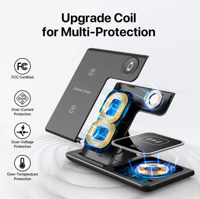 Cargador Inalambrico Para Apple Iphone 7 8 X Xs Xr 11 12 13 14 Pro Max Plus