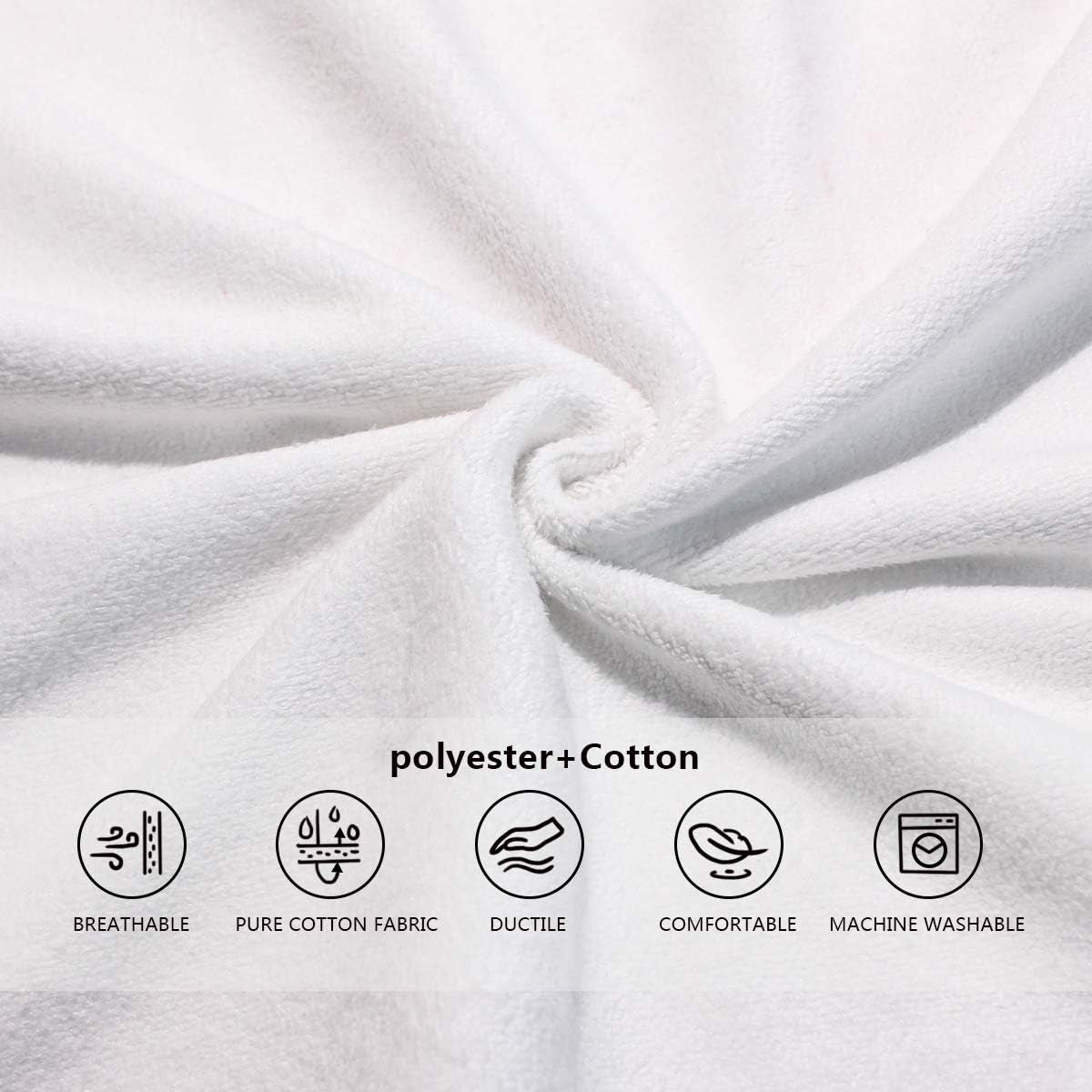 Senya White Hand Towels, Black and White Arrows Absorbent Hand Towels Bath Beach Towels