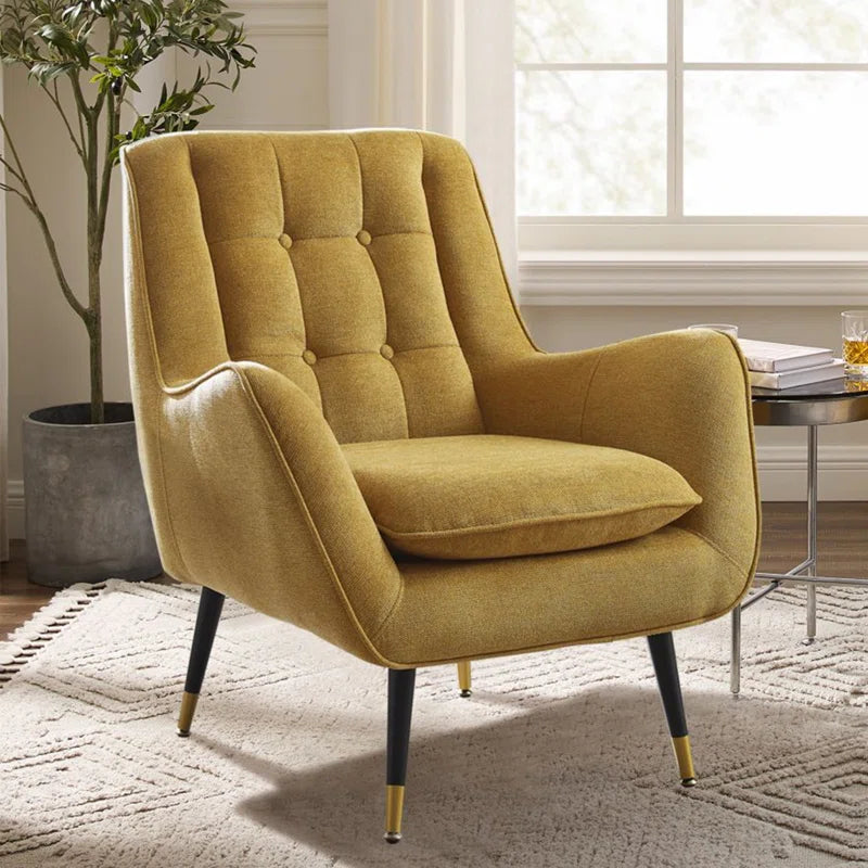 Brianne 30.31'' W Tufted Upholstered  Armchair