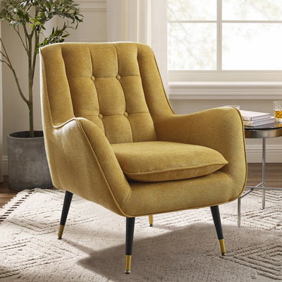 Brianne 30.31'' W Tufted Upholstered  Armchair