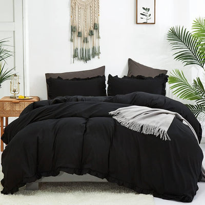 Queen Comforter Set Fluffy Bedding Comforter Sets  with 2 X Pillow Cases