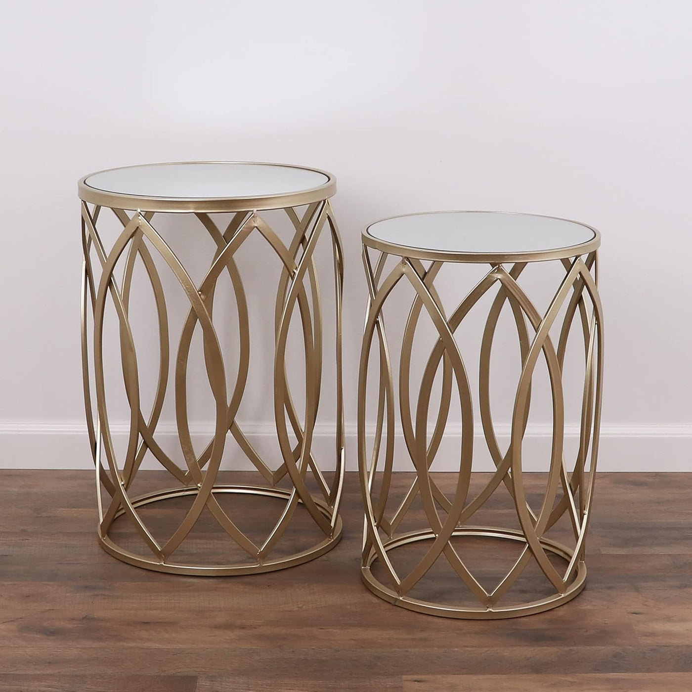 End Table Set  Nesting round Accent Tables