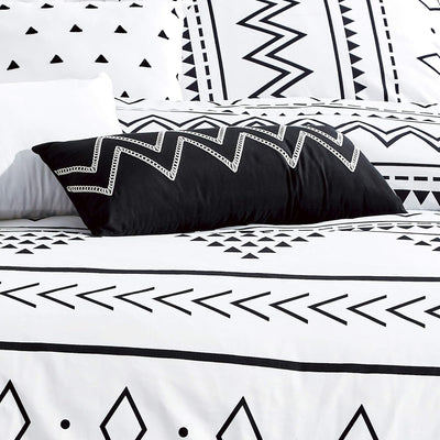 Queen Size Aztec Comforter Sets - Luxury  Microfiber Bedding (6 Piece Set)