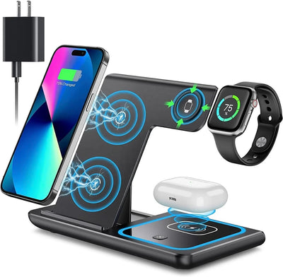 Cargador Inalambrico Para Apple Iphone 7 8 X Xs Xr 11 12 13 14 Pro Max Plus