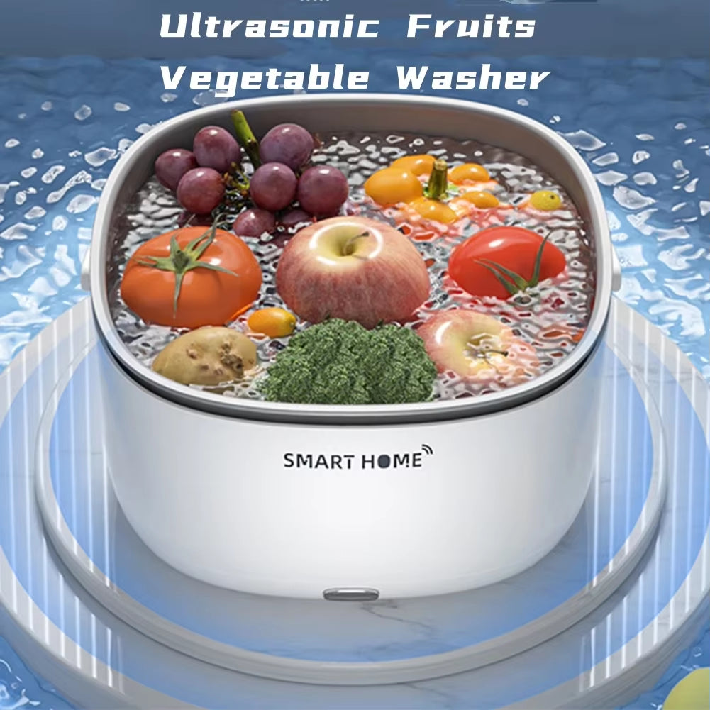 Ultrasonic Vegetable Washing Machine  Remove Pesticide Residues 