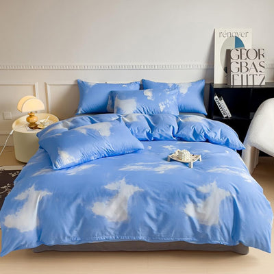 Queen Comforter Set Fluffy Bedding Comforter Sets  with 2 X Pillow Cases