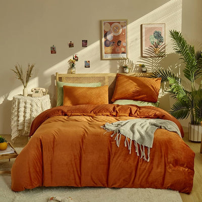 Queen Comforter Set Fluffy Bedding Comforter Sets  with 2 X Pillow Cases