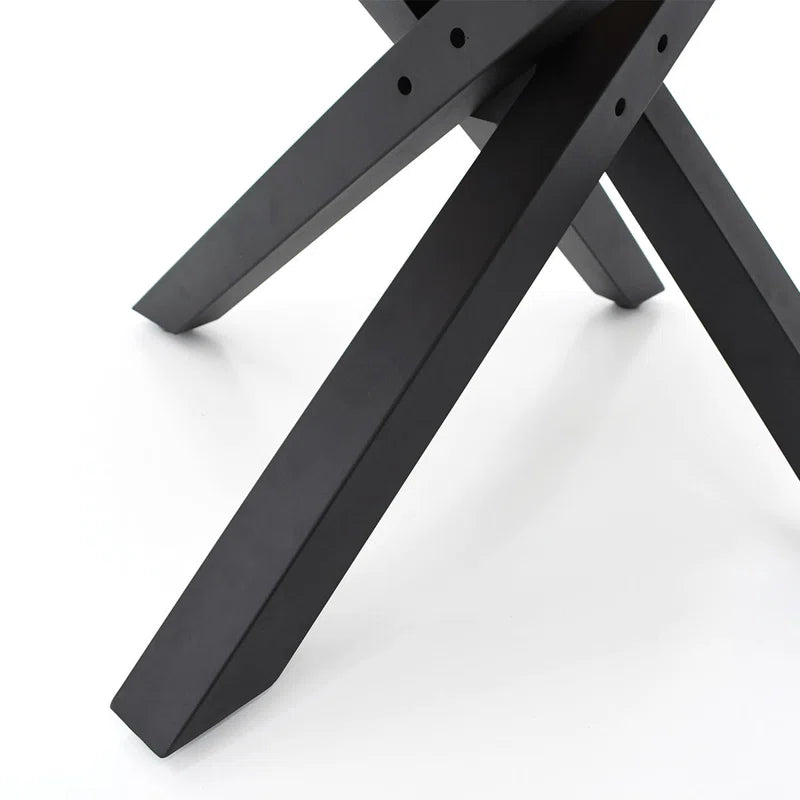 Pinkard 47'' Iron Pedestal Dining Table
