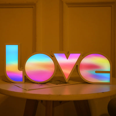 LED LOVE Light for Dorm Room, Girlfriend,  Birthday Wedding Party  Decor