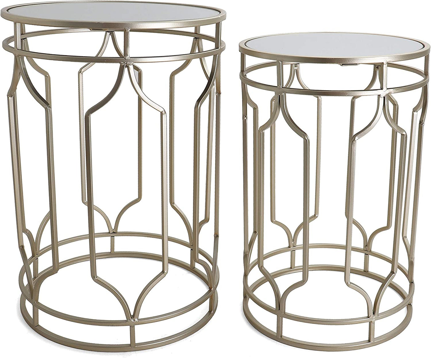 End Table Set  Nesting round Accent Tables