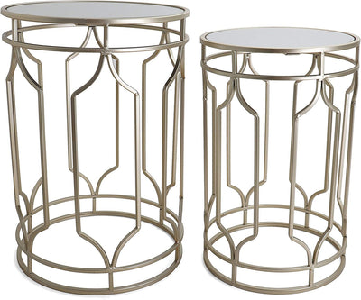 End Table Set  Nesting round Accent Tables