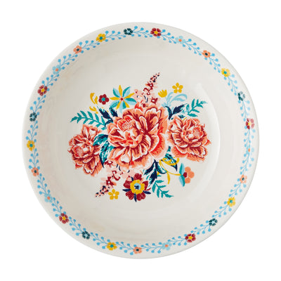 Keepsake Floral Stoneware Serve Bowl