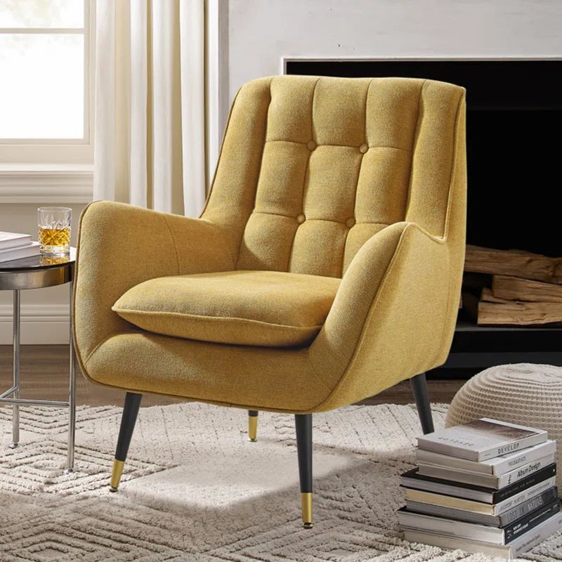 Brianne 30.31'' W Tufted Upholstered  Armchair